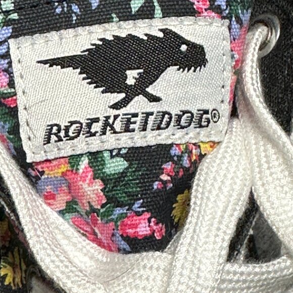 ROCKET DOG Jazzin Sneakers - Size 8 - Flower Pattern Shoes - Picture 9 of 10